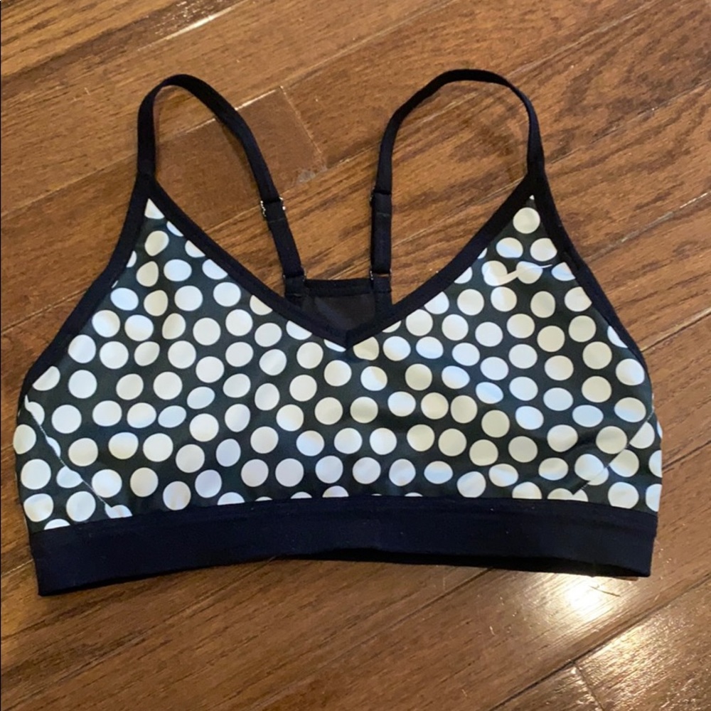 Nike Dri-Fit SoulCycle Polkadot Sports Bra Size M